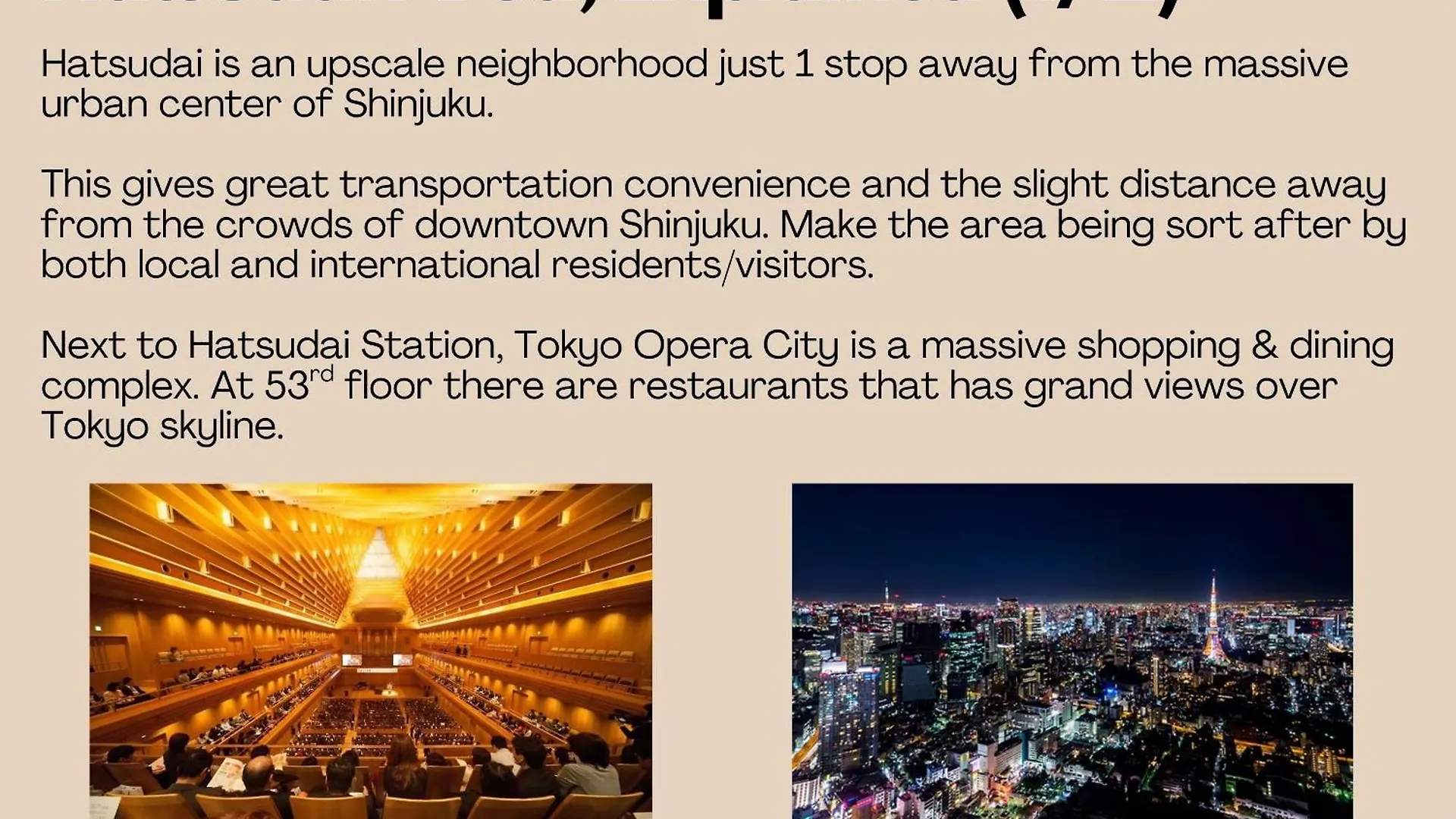 Holiday home Shinjuku 1 Sta.・98㎡・4Br Entire Home Upscale Area Tokyo