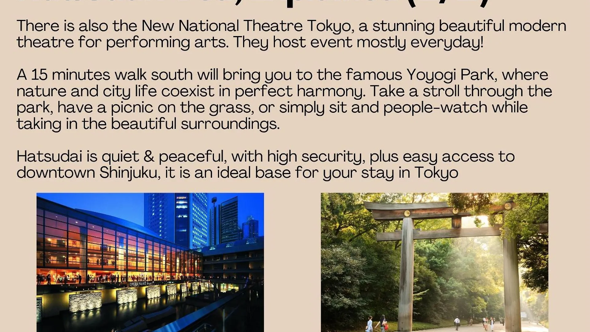 Shinjuku 1 Sta.・98㎡・4Br Entire Home Upscale Area Tokyo Japan